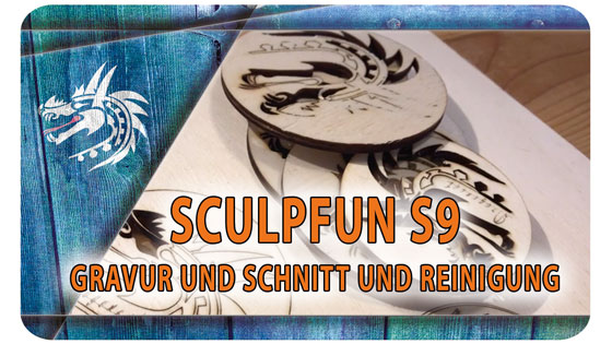 Dragoncut Sculpfun S9 Gravieren