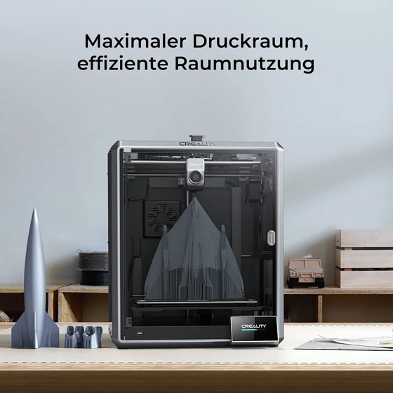 dragoncut maximaler druckraum creality k1 max 560