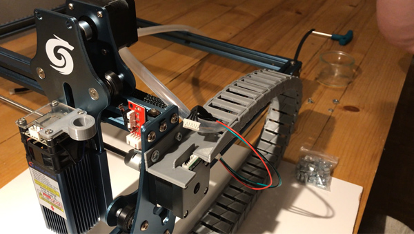 Limit Switch oben am Laserschlitten