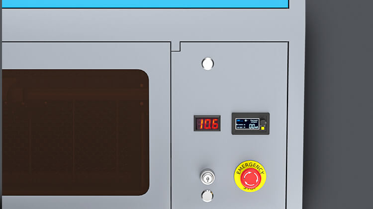dragoncut k40 lasercutter bedienelemente omtech