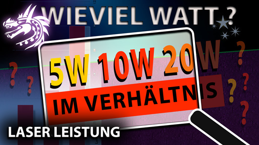 5, 10 oder 20 Watt Diodenlaser?