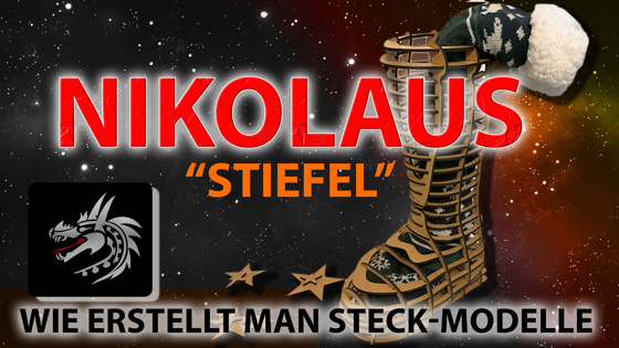 Nikolausstiefel und Steckmodelle selber machen