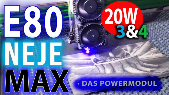 Neje E80 - Das Powermodul