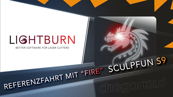 Dragoncut Referenzfahrt mit Feuer Funktion